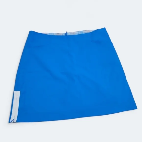 Nike Golf Skort Blue Skort Activewear Skirt with Shorts Zipper sides Size 10 - Picture 15 of 15